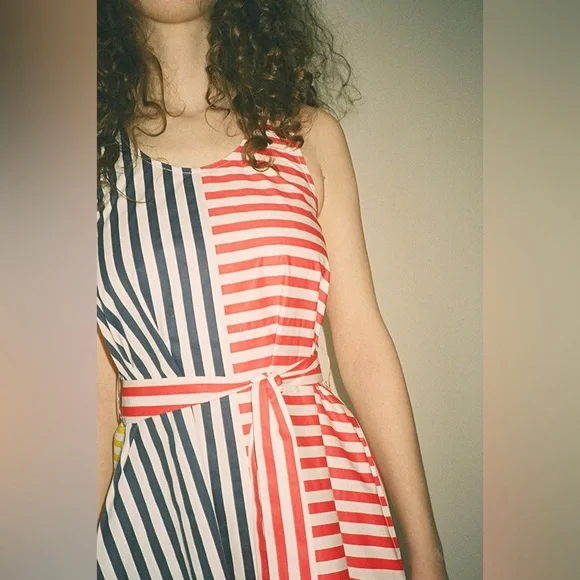 🎯NWT L.F. Markey Multi Stripe Ryder Dress Size 4 - Picture 6 of 17